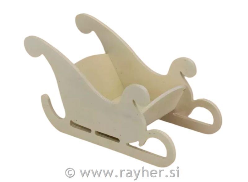 Lesene sani, 12 x 25 x 14; 1 kos