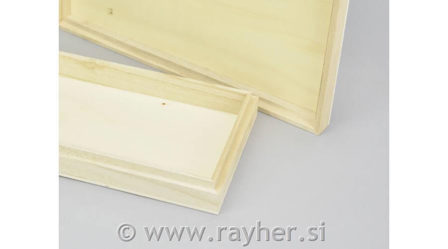 Lesena škatla 13,5x29x4cm