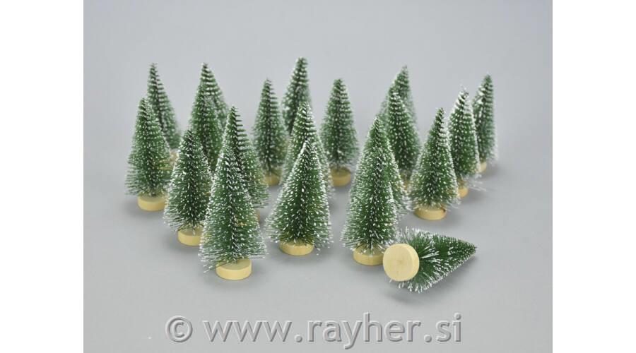 Smreka zasnežena, 6cm, 1 kos