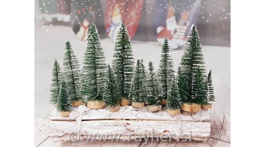 Smreka zasnežena, 6cm, 1 kos