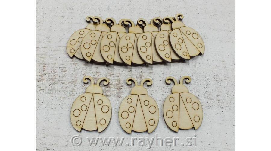 Wooden decor Ladybug, set10