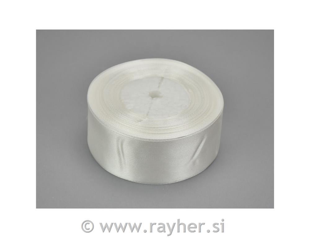 Saten trak, 4cm, 22m, bel