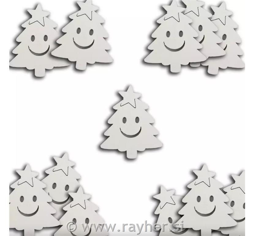 Leseni okras, nasmejani bor, set 20