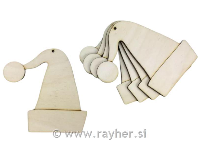 Leseni okras, Božičkova kapa, set 5