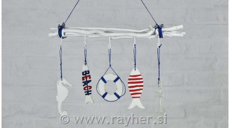 Wooden decor, Marine, set 5