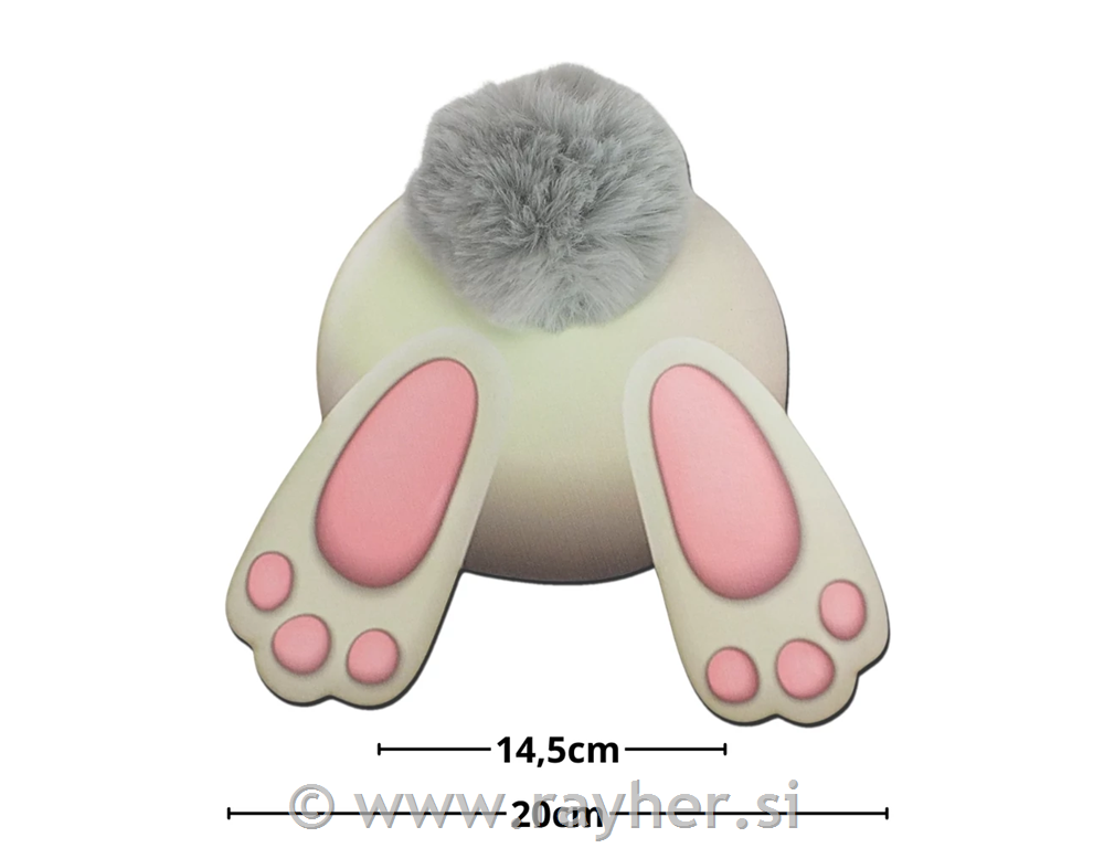 Leseni okras, Zajček s sivim cofom