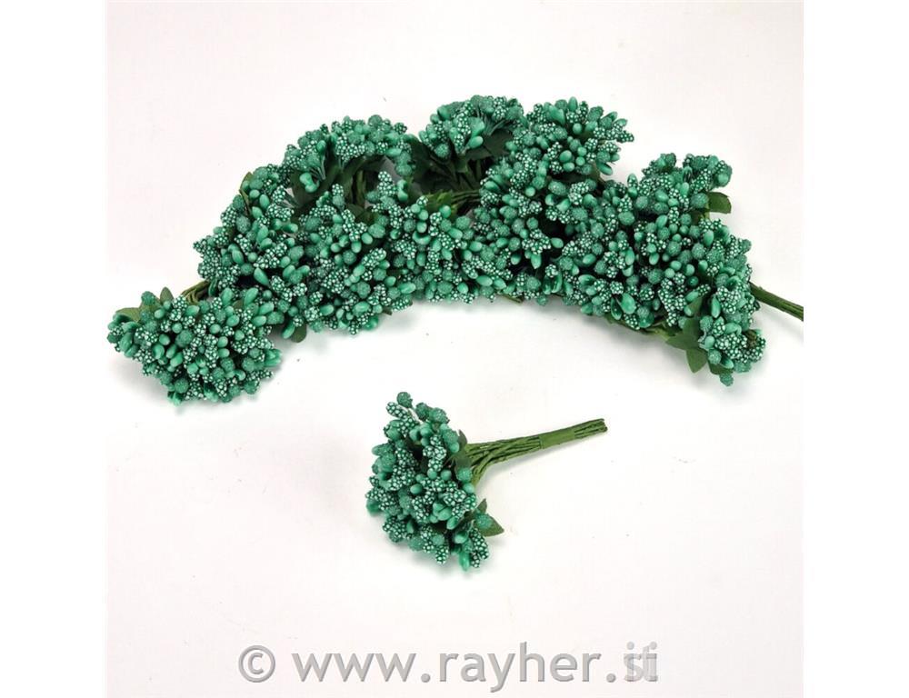 Prašniki, turkizni, 9cm