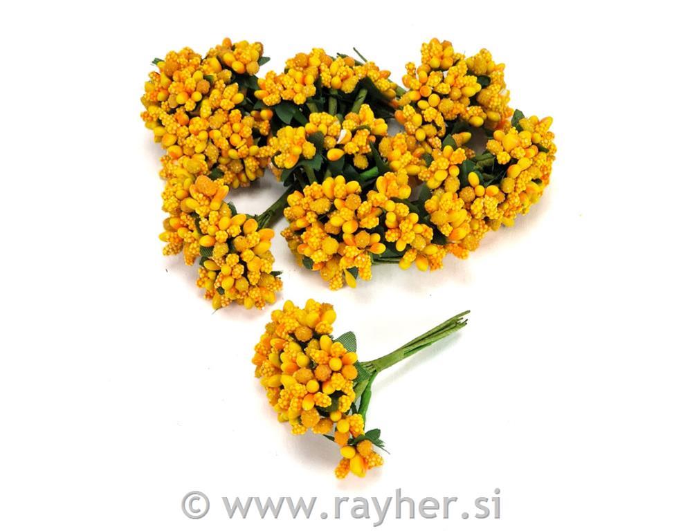 Prašniki, rumeni, 9cm