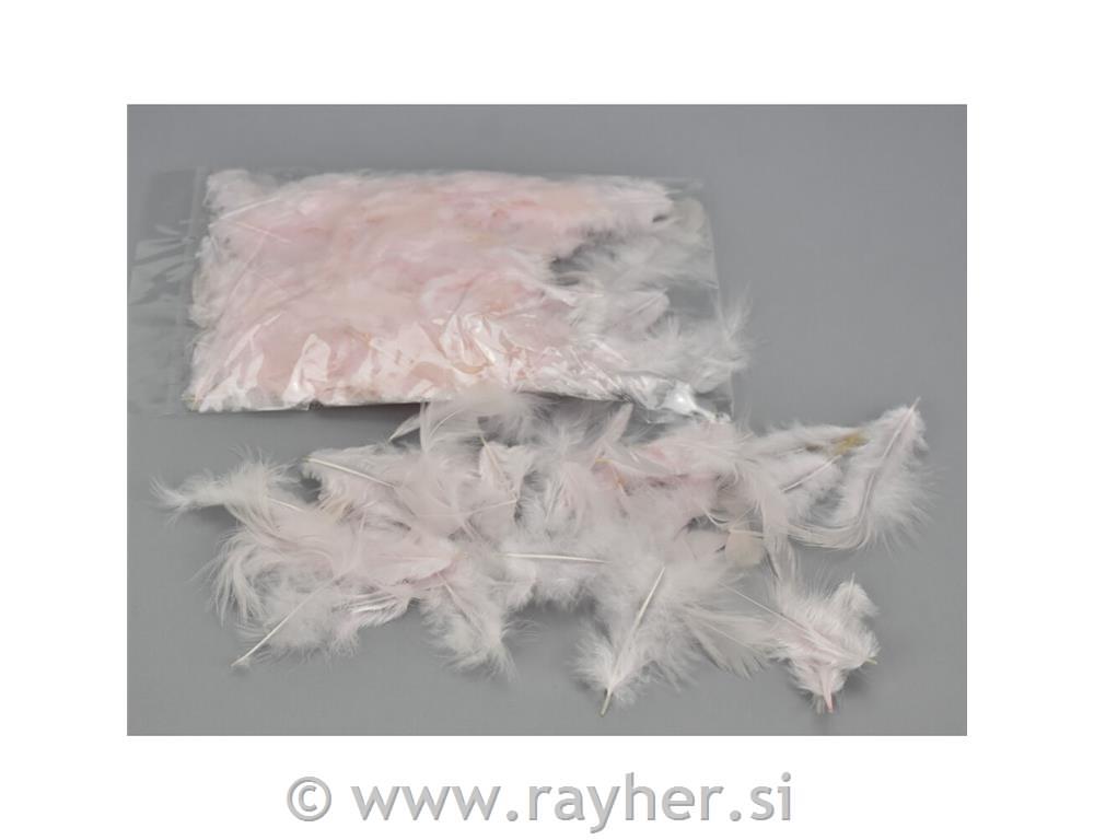 Perje, puhasto, 7-8cm, 10g, roza