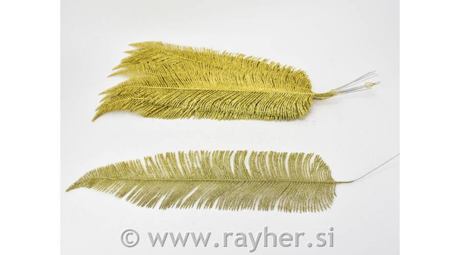 Vejica Praprot, zlata, 55x12cm