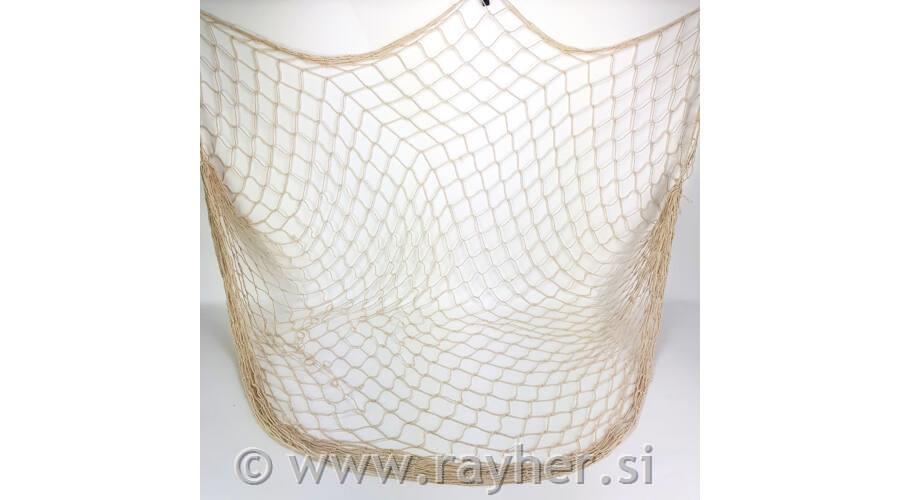 Ribiška mreža dekorativna, bež, 150x200cm