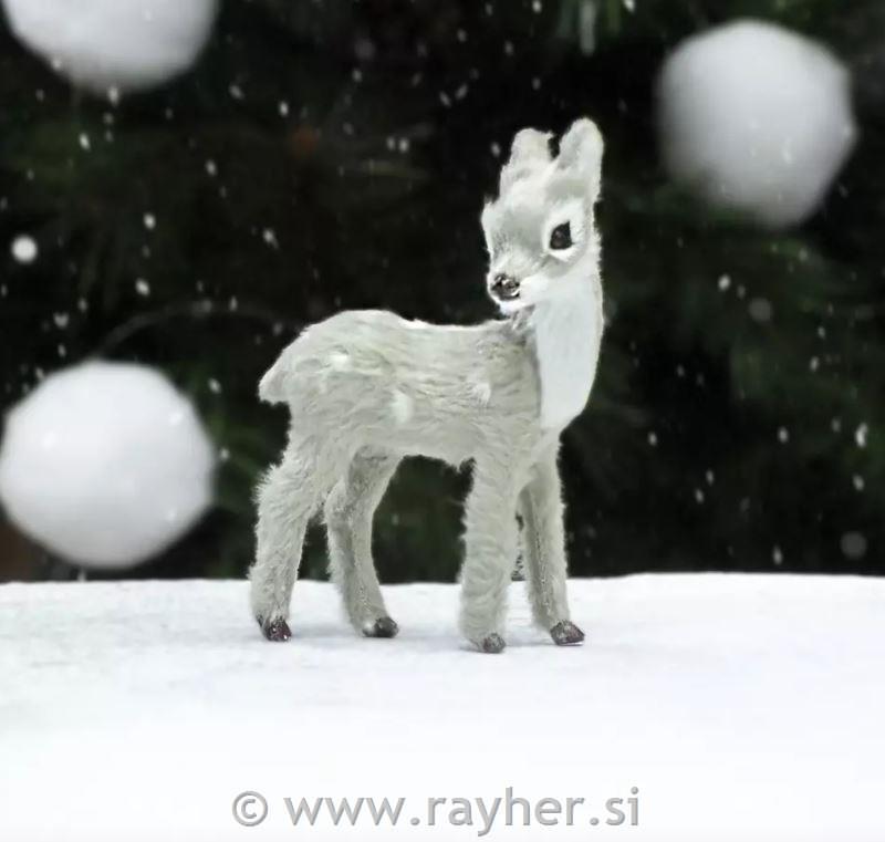 Jelen, siv, 9,6 cm, premium kvaliteta