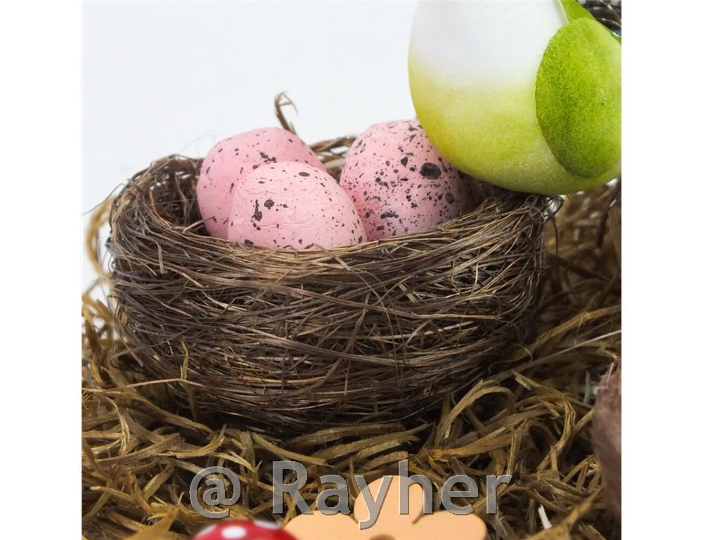 Gnezda z jajčki, set 3, rozni, modri, vijolični