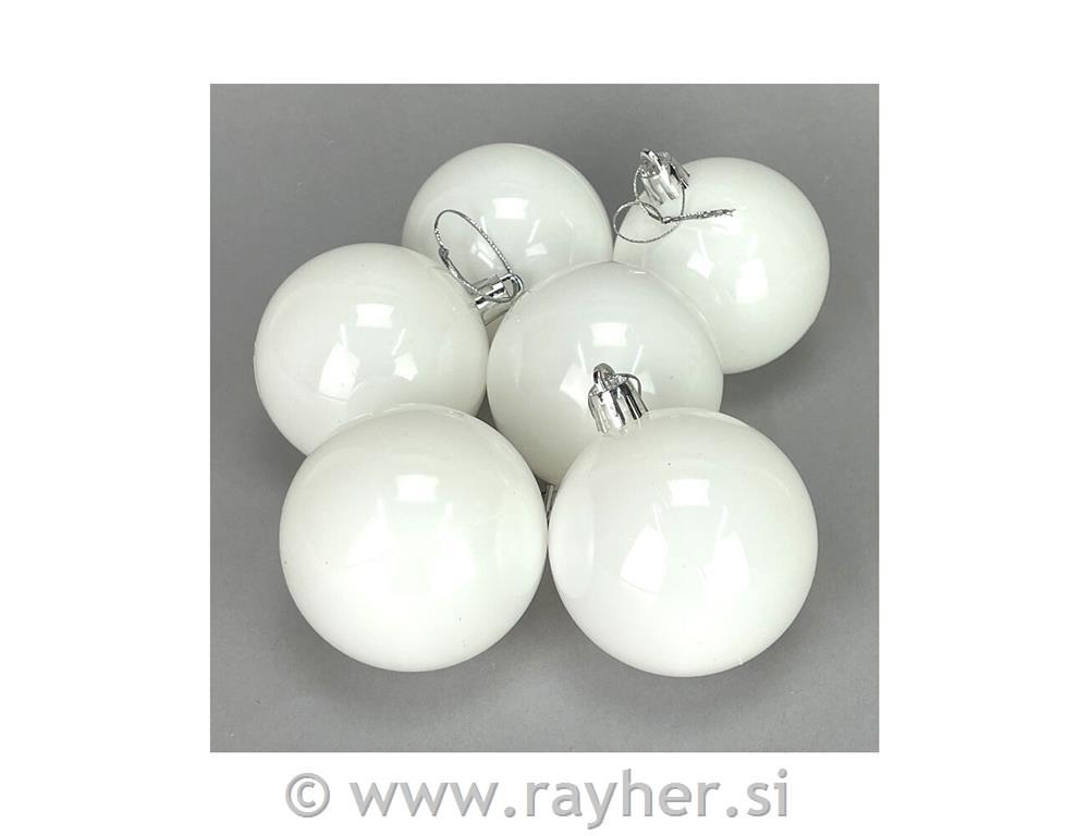 Božični balončki, 6cm, set 6