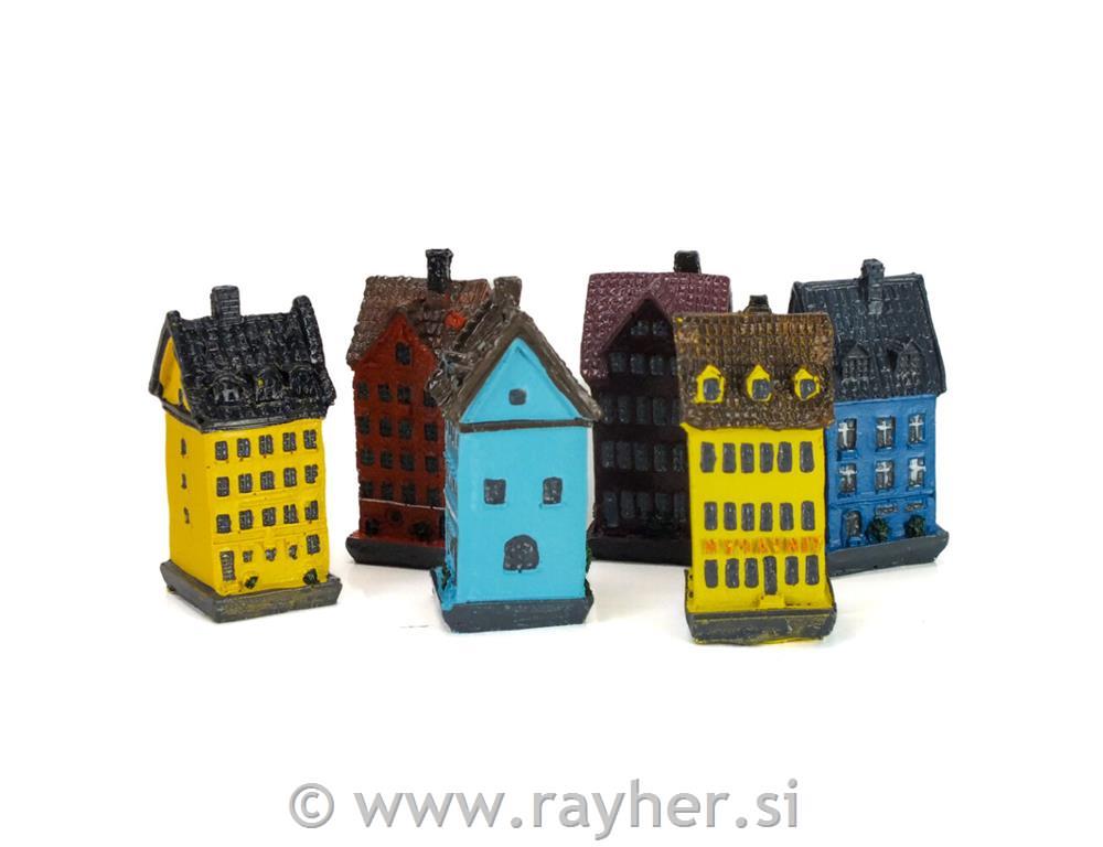 Hišice barvne, set 6