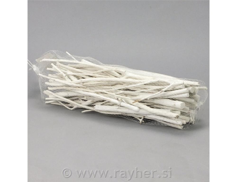 Lesene veje, beljene, 200g, dolžina 30 cm
