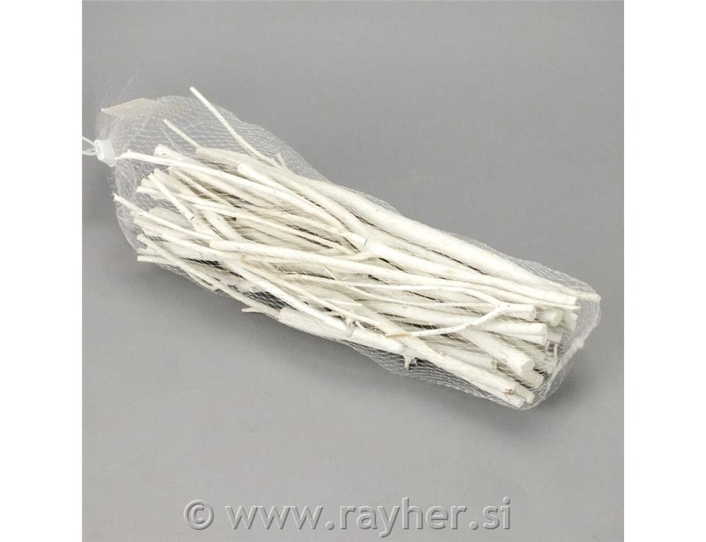 Lesene veje, beljene, 200g, dolžina 30 cm