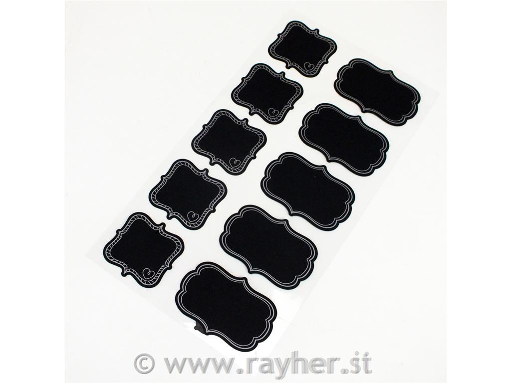 Nalepka kreda vintage, set 10