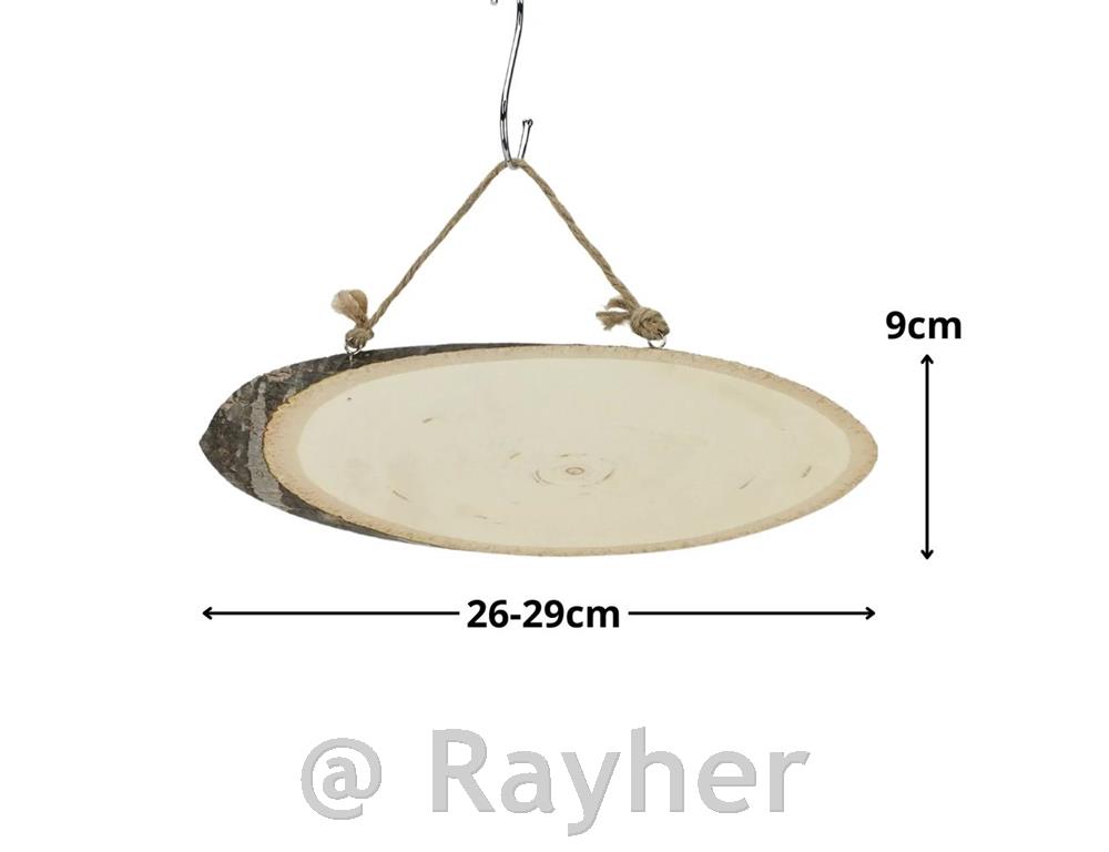 Leseni ovalni disk z vrvico