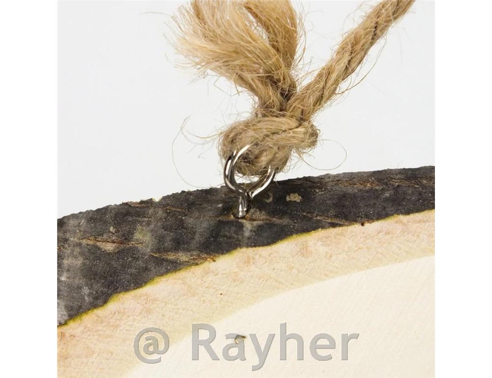 Leseni ovalni disk z vrvico