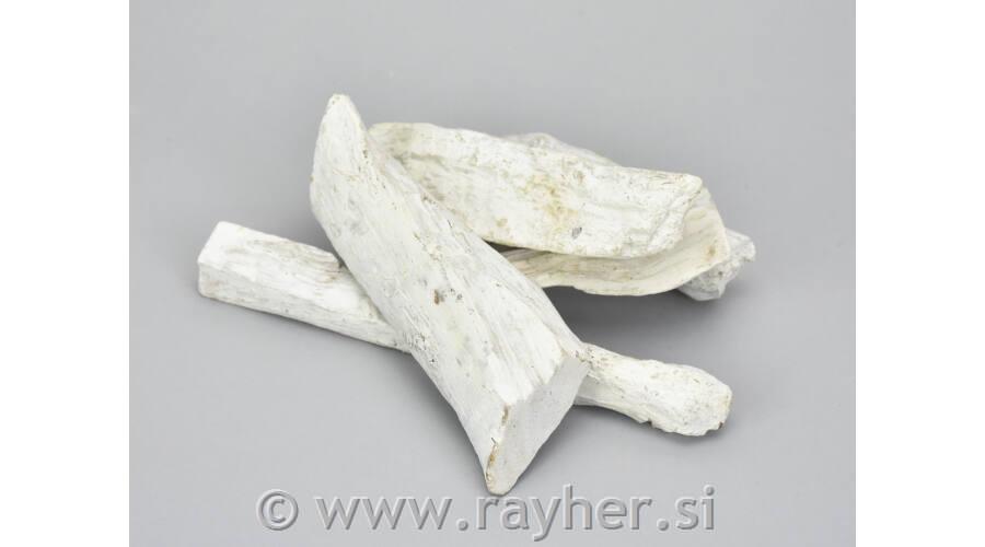 Beljeni okrasni lesni kosi 0,5 kg