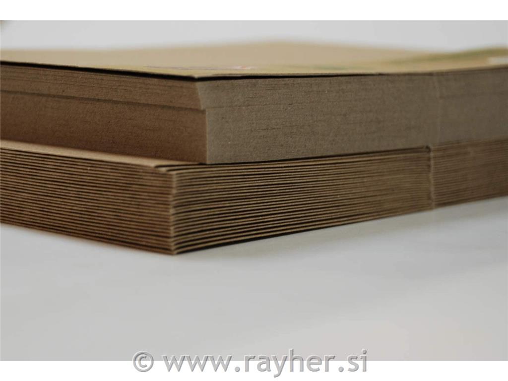 KRAFT CARDS & ENVELOPES, SET 50