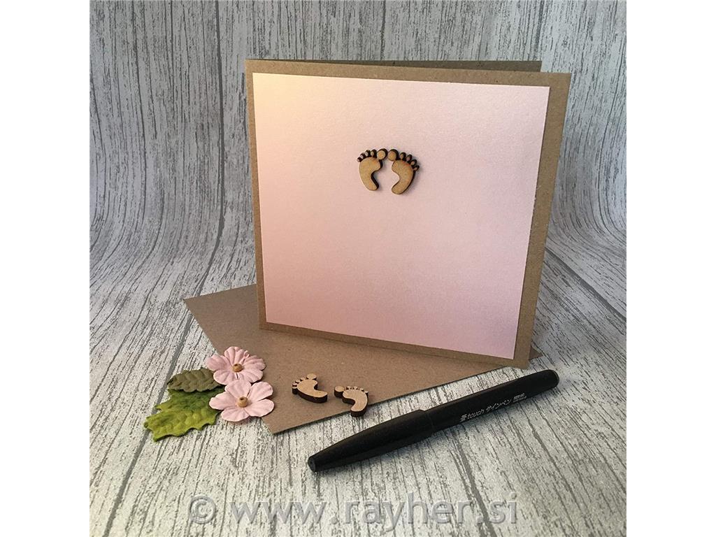 KRAFT CARDS & ENVELOPES, SET 50