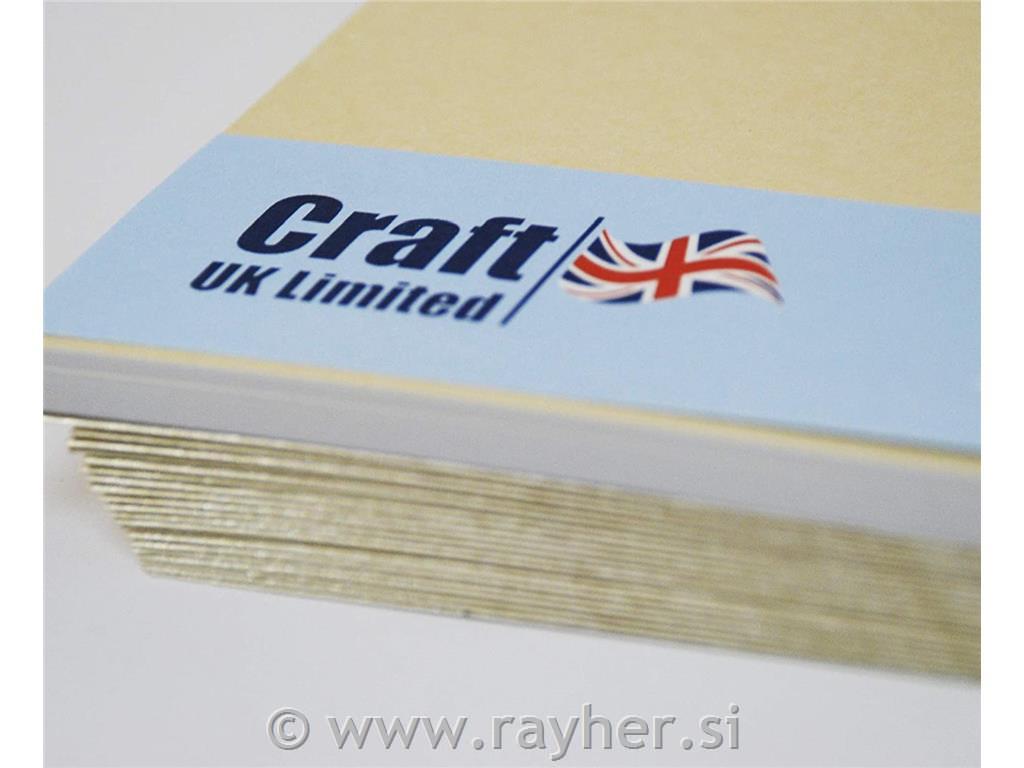 Kuverte+Vizitke, Set 20, C6, Pearl, biserno krem barve