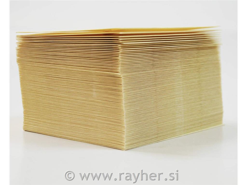 Kuverte+Vizitke, Set 50, DIN LONG, Amerikanke, Krem barve