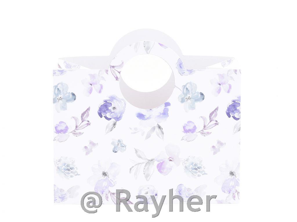 Darilna vrečka 22x10x13,3cm cvetje