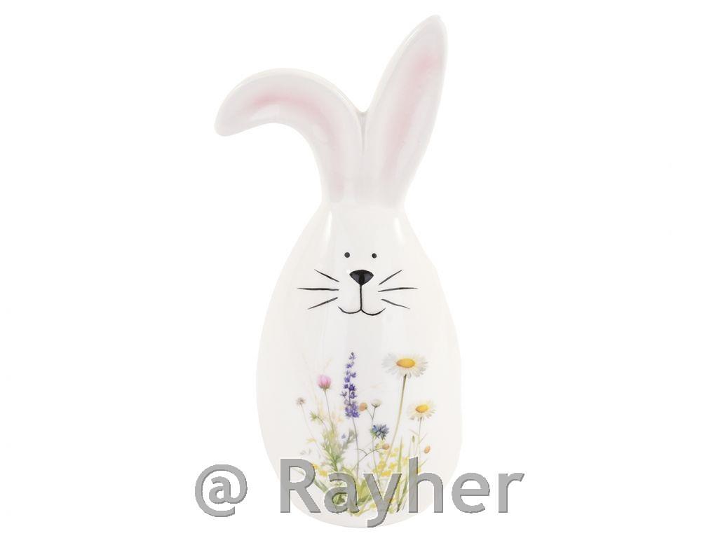 Zajček s cvetličnim potiskom, 15.7cm