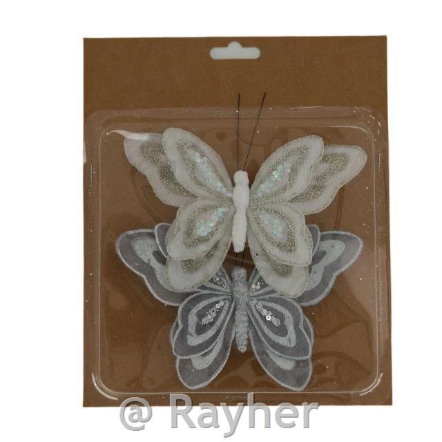 Glitter butterflies, set o