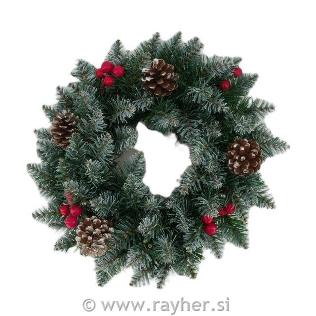Advetni venček, 28cm, smreka, storži