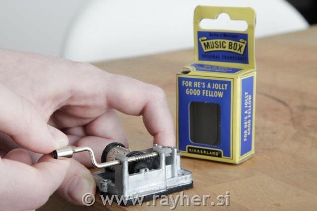 Mehanizem za glasbeno skrinjico, Over the Rainbow