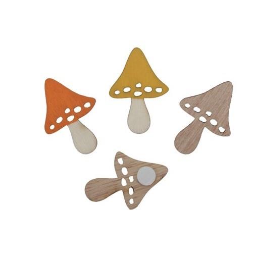 Leseni okraski, Gobice 3.5cm