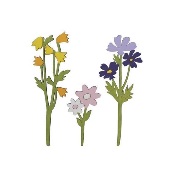 Lesene rožice set 3