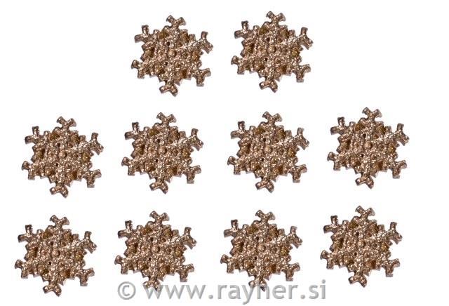Snežke, samolepilni okraski, 2.5cm, set 10