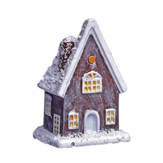 Hišica zasnežena, 5x3cm