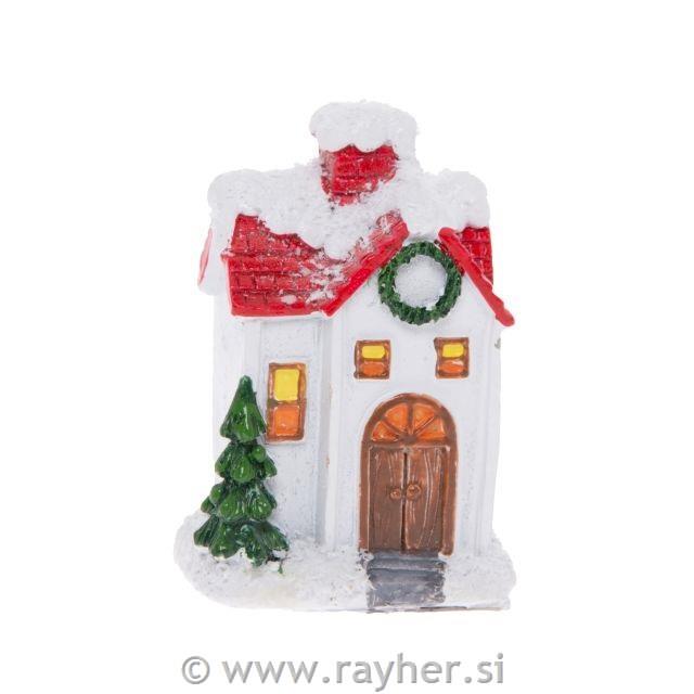 Hišica zasnežena, 6.8cm