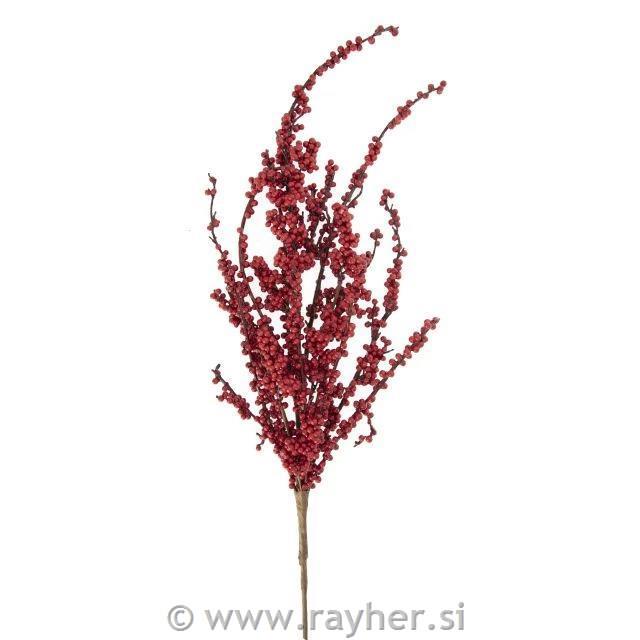 Veja z jagodičevjem, 84 cm, rdeča