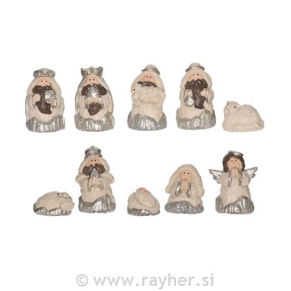 Jaslice 3.8cm, set 10