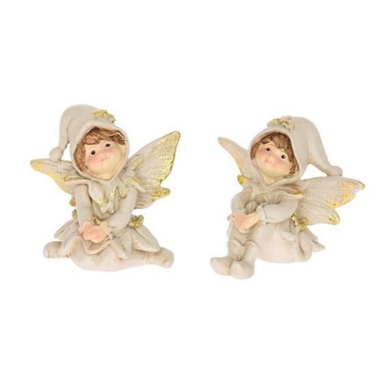 Božični angel sedeči, 9.2cm