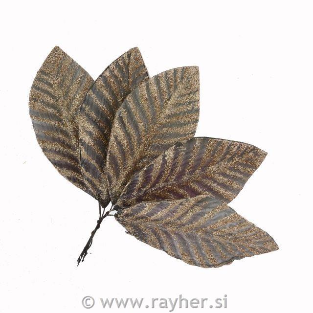 Žametni list z zlatim potiskom, set 5