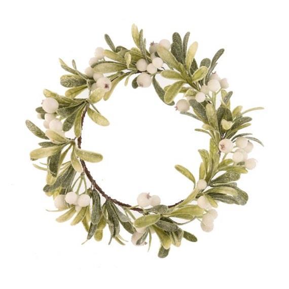 Božični venček z omelom, 28cm