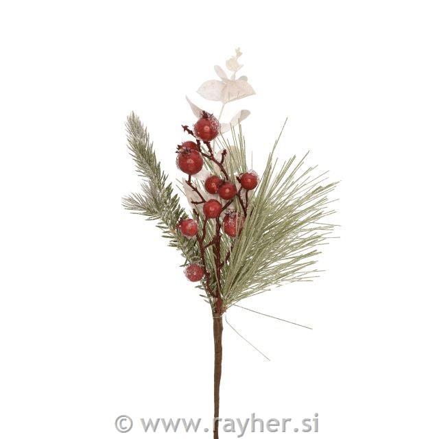 Vejica zasnežena, z evkaliptusom 40cm