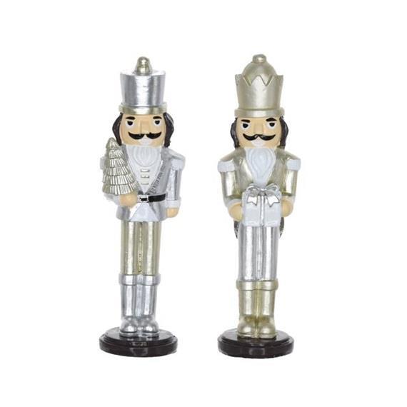 Hrestač, srebrno bel 13.5cm, 1 kos