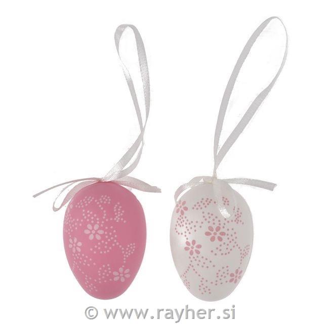 Jajca bela-roza, set 6