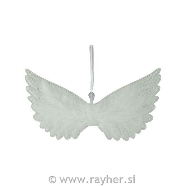 Angelska krila, bela, 23cm