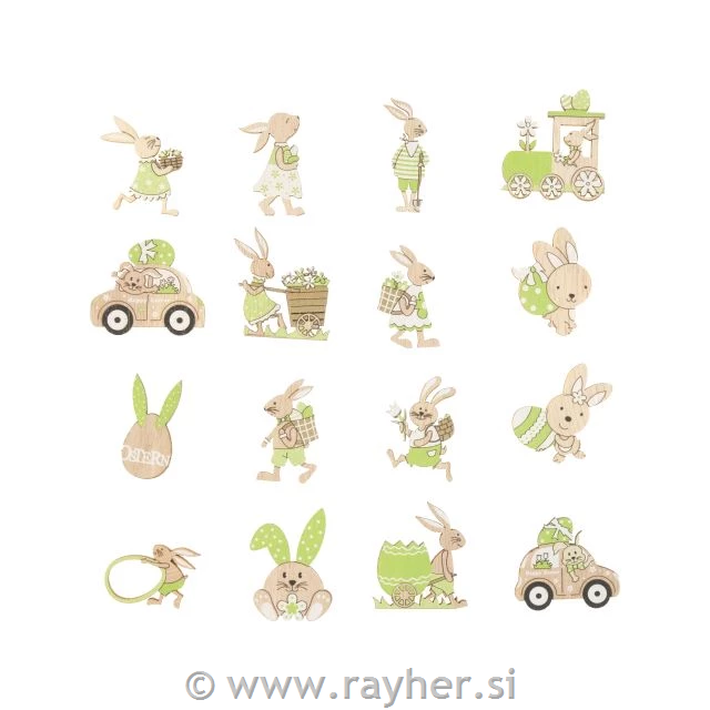 Velikonočni okraski, set 12