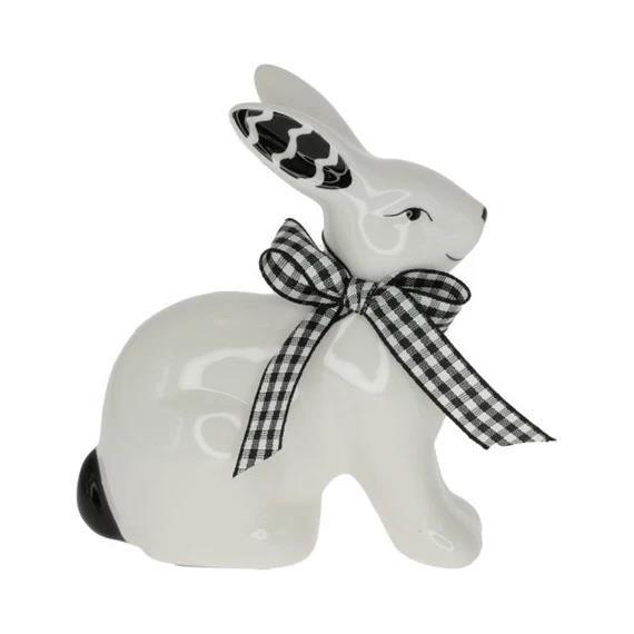 Zajček s pentljo, 11cm, 1 kos